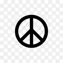 核裁军和平标志运动标志