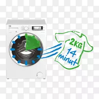 洗衣机bko wtg 841b1组合式洗衣机烘干机