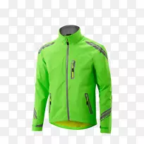 防水雨衣-带绿色背带的雨衣