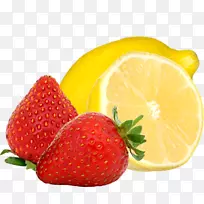 草莓柠檬汁浓缩食品柠檬水果