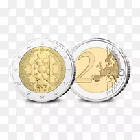 2欧元纪念币比利时2欧元硬币-硬币