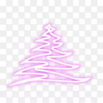 圣诞树粉红m圣诞装饰品松木-vx