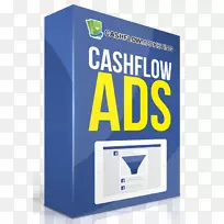 现金流量广告数字营销被动收入资金-模拟