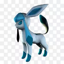 Gglaceon Pokémon 3D建模精灵-口袋妖怪