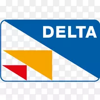 达美航空公司电脑图标支付信用卡-信用卡