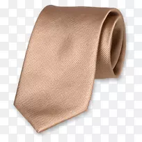 领带领结支撑米色丝绸米色
