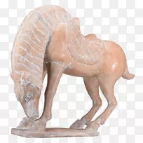 马雕塑-手绘马