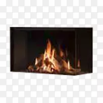 火焰和壁炉，木材炉子，壁炉-火