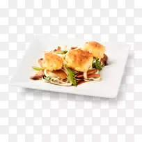 鱿鱼作为素食料理火腿意大利料理-菜单食谱