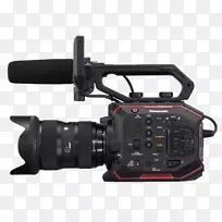 松下Au-eva 1 5.7k超级35毫米电影摄影机松下LUMIX dc-gh5佳能EF镜头安装相机
