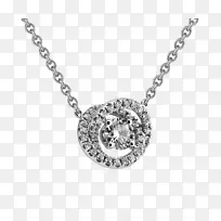 珠宝首饰立方氧化锆项链钻石珠宝首饰