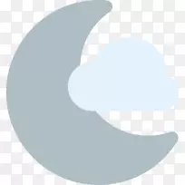 桌面壁纸字体-雾蒙蒙的夜空