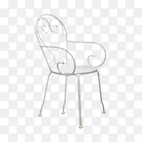 椅子塑料白色扶手星光元件