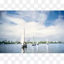 Au enalster cat-ketch alster帆船，汉堡帆船和国会帆船-帆船