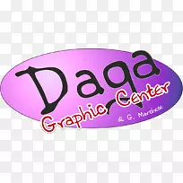 商标粉红色m字型-Daga
