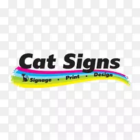 标志猫标牌印刷-CAT