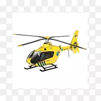 欧洲直升机EC 135直升机Revell 1：72比例塑料模型-直升机