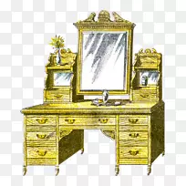 桌上低档家具镜子桌-UQ