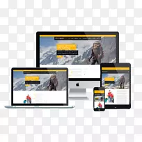 响应式网页设计网页模板系统Joomla旅游