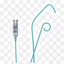 冠状导管造影经桡动脉导管术联合针头引线