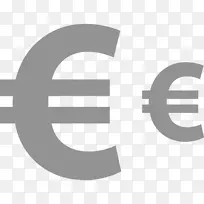 欧元、货币、计算机图标、货币-欧元