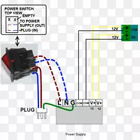 电源单元接线图电气开关电源转换器