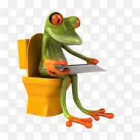 厕所及浴盆座椅青蛙浴室纸蛙