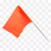 彩色材料红色聚氯乙烯橙色旗帜