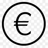 美元符号美元计算机图标欧元符号美元