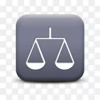 电脑图标正义律师桌面壁纸.灰阶