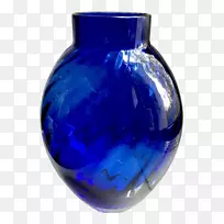 钴蓝花瓶