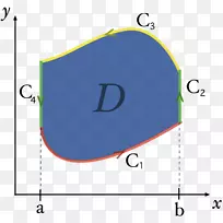 格林定理线积分多重积分数学