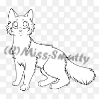 胡须野猫红狐线艺术猫