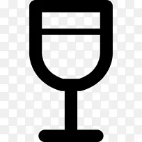 酒杯电脑图标饮料葡萄酒
