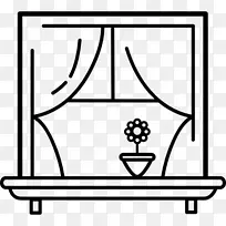 窗帘和遮阳电脑图标剪辑艺术窗口