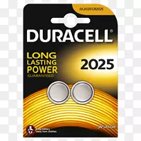 纽扣电池Duracell电动电池锂电池-电池