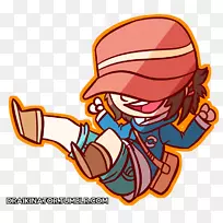 精灵：Magikarp跳跃绘画艺术-口袋妖怪
