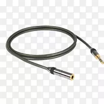同轴电缆电话连接器扬声器电线耳机导电导体