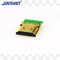hdmi硬件编程器闪存微控制器电连接器导电导体