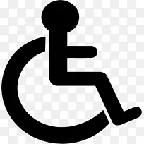 残疾泊车许可证残疾标志轮椅剪贴画-轮椅