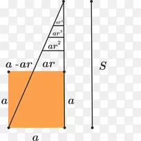 几何级数算术级数数学反三角形