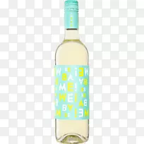 柠檬玻璃瓶白葡萄酒