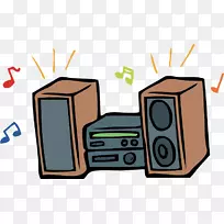 音频功放ミニコンポ立体声剪辑艺术立体声剪贴器