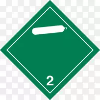 危险货物分类2级气体标牌-无毒