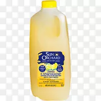 橙汁浓缩柠檬水-阳光和柠檬水
