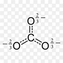 碳酸氢盐离子路易斯结构化学盐