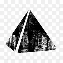 黑白吉萨金字塔复合体埃及金字塔