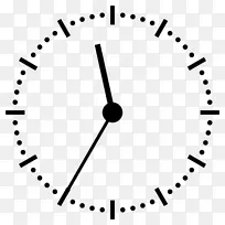 数字钟12小时钟面钟