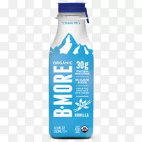 冰沙有机食品牛奶冰岛美食空中装瓶酸奶