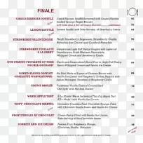 文档行-法语餐厅菜单
